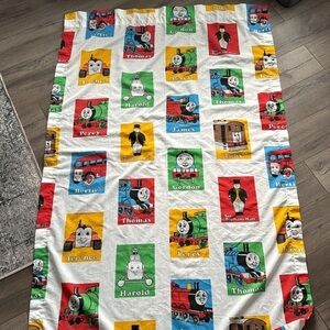 Vintage 1992 Thomas the train fabric piece